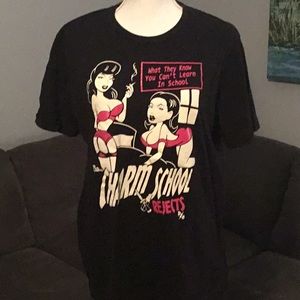 Pinky star pinup t shirt